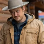 Michael Dorman Joe Pickett S01 Brown Cotton Jacket