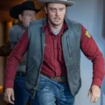 Michael Dorman Joe Pickett S02 Grey Cotton Vest