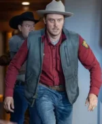 Michael Dorman Joe Pickett S02 Grey Cotton Vest