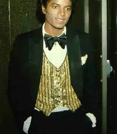 Michael Jackson Award Ceremony Vintage Black Blazer
