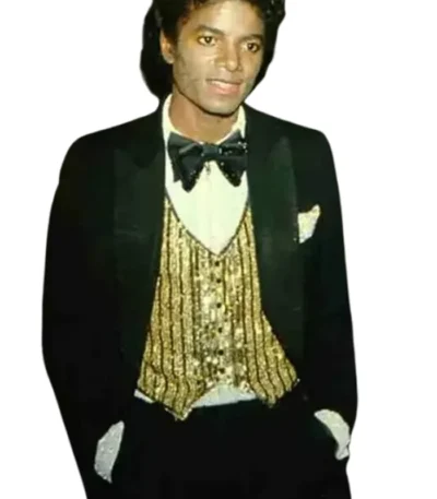 Michael Jackson Award Ceremony Vintage Black Blazer