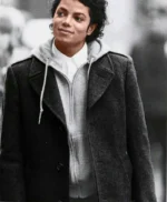 Michael Jackson Gray Wool Coat