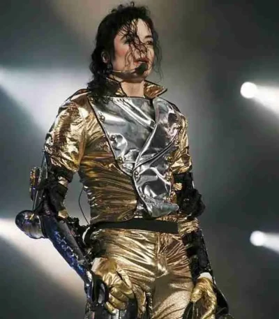 Michael Jackson History World Tour Golden Jacket