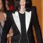 Michael Jackson Payday Black and White Studded Blazer