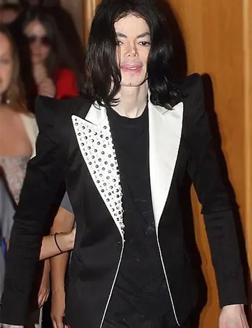 Michael Jackson Payday Black and White Studded Blazer Michael Jackson Payday Black and White Studded Blazer
