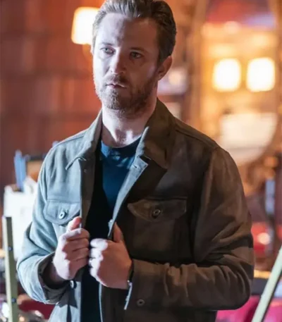 Michael Welch Quantum Leap S01 Suede Leather Jacket