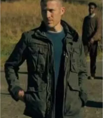 Midnight Mass Zach Gilford Black Cotton Jacket