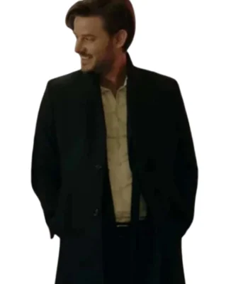 Midnight at the Magnolia Jack Russo Black Long Coat