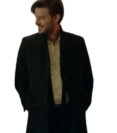 Midnight at the Magnolia Jack Russo Black Long Coat