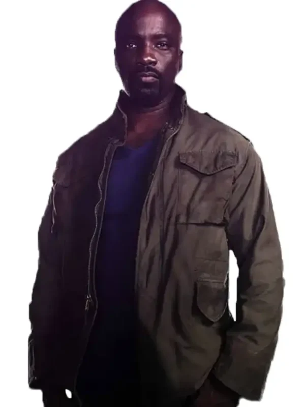 Mike Colter Jessica Jones Brown Field Jacket