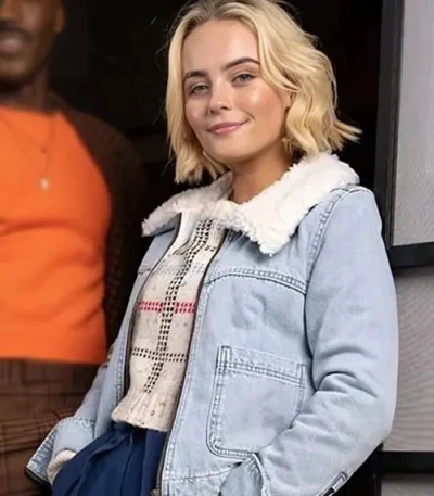 Millie Gibson Doctor Who Denim Sherpa Jacket