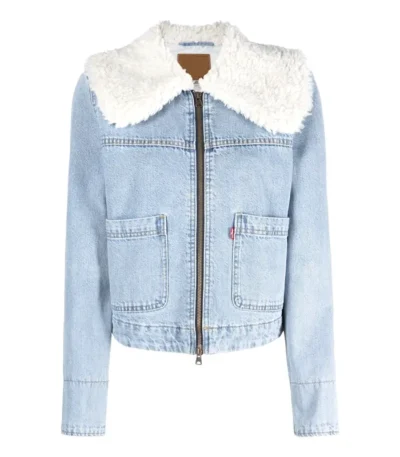 Millie Gibson Doctor Who Denim Sherpa Jacket