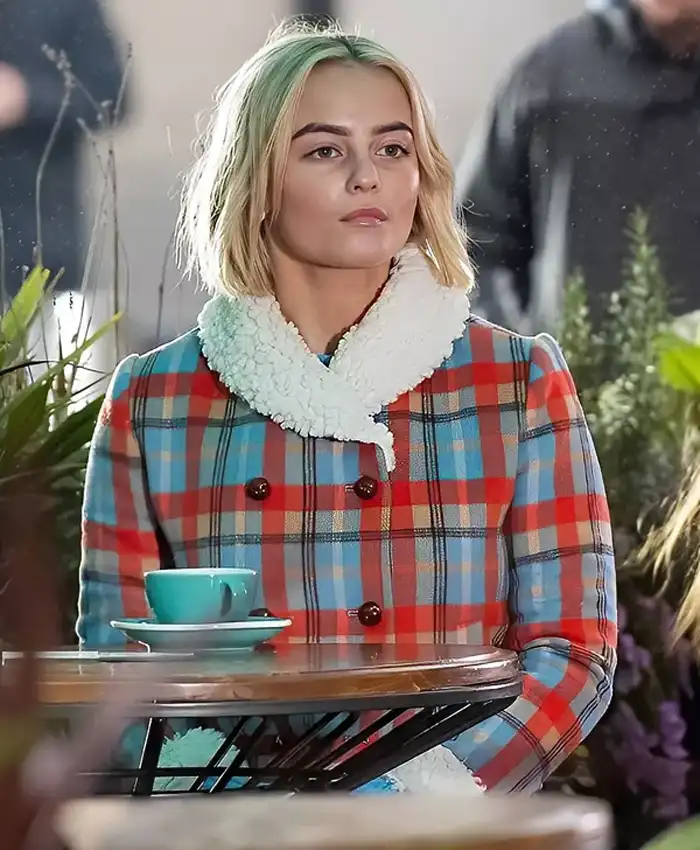 Millie Gibson Doctor Who Plaid Coat Millie Gibson Doctor Who Plaid Coat