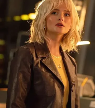Millie Gibson Doctor Who S02 Brown Blazer