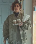 Mina El Hammani Elite S08 Green Floral Embroidered Jacket