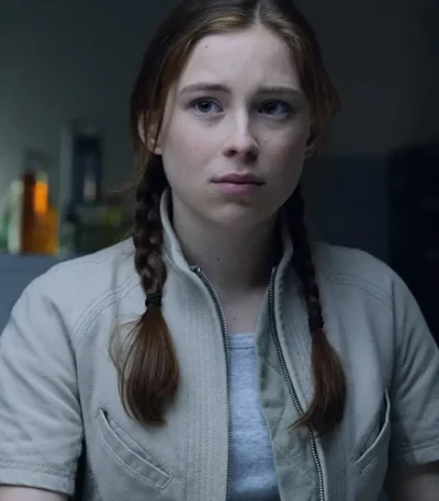 Mina Sundwall Lost In Space White Jacket