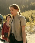 Mina Sundwall Lost In Space White Jacket