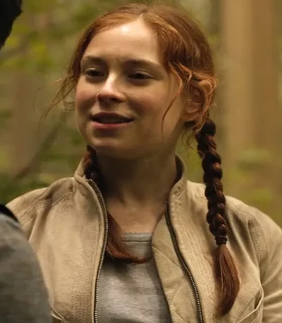 Mina Sundwall Lost In Space White Jacket