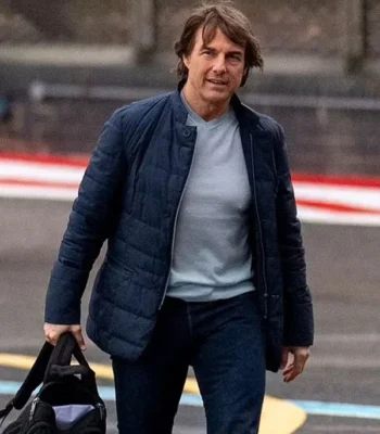 Mission Impossible 8 Ethan Hunt Blue Puffer Jacket