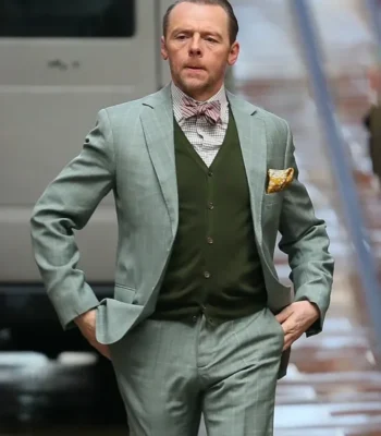 Mission Impossible Fallout 6 Benji Dunn Plaid Tuxedo Suit