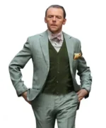 Mission Impossible Fallout 6 Benji Dunn Plaid Tuxedo Suit