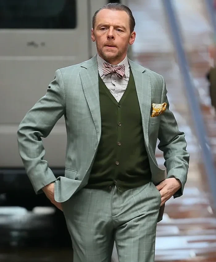 Mission Impossible Fallout 6 Benji Dunn Plaid Tuxedo Suit Mission Impossible Fallout 6 Benji Dunn Plaid Tuxedo Suit
