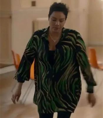 Molly Sardana Fool Me Once 2024 Green Printed Shirt
