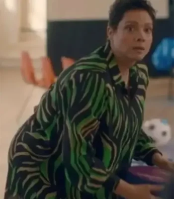 Molly Sardana Fool Me Once 2024 Green Printed Shirt