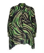 Molly Sardana Fool Me Once 2024 Green Printed Shirt