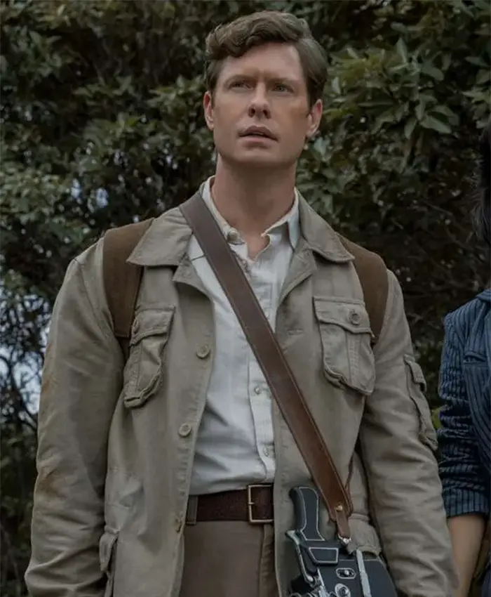 Monarch Legacy of Monsters 2023 Bill Randa Grey Cotton Jacket Monarch Legacy of Monsters 2023 Bill Randa Grey Cotton Jacket