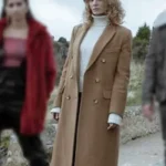 Mónica Gaztambide Money Heist Brown Long Coat