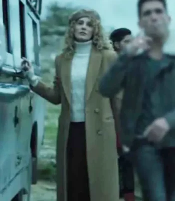 Mónica Gaztambide Money Heist Brown Long Coat