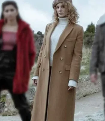 Mónica Gaztambide Money Heist Brown Long Coat