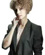 Mónica Gaztambide Money Heist Cotton Grey Blazer