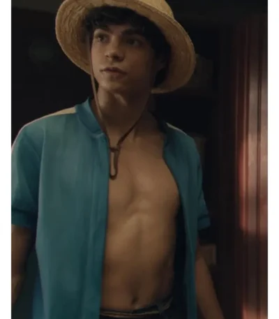 One Piece Monkey D. Luffy Blue Jacket