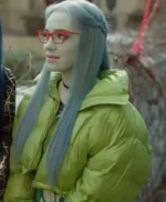 Monster High 2 Lilah Fitzgerald Green Puffer Jacket