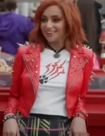 Monster High 2 Toralei Stripe Red Cropped Leather Jacket