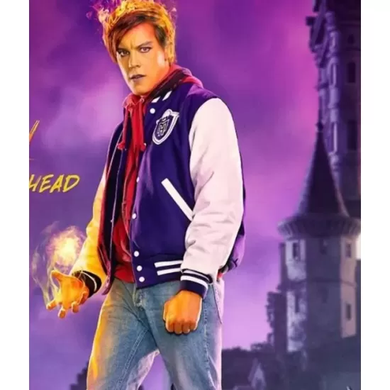 Monster High Heath Burns Varsity Bomber Jacket Monster High Heath Burns Varsity Bomber Jacket
