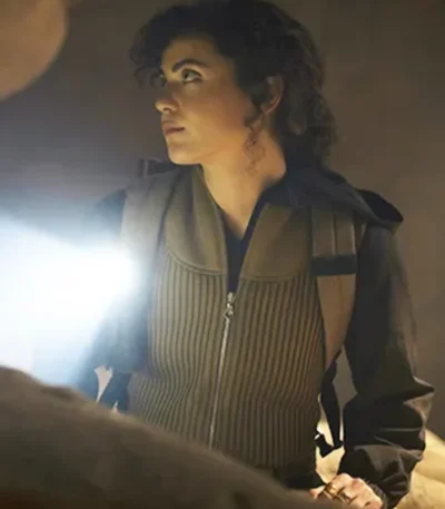 Moon Knight May Calamawy Cord Brown Vest