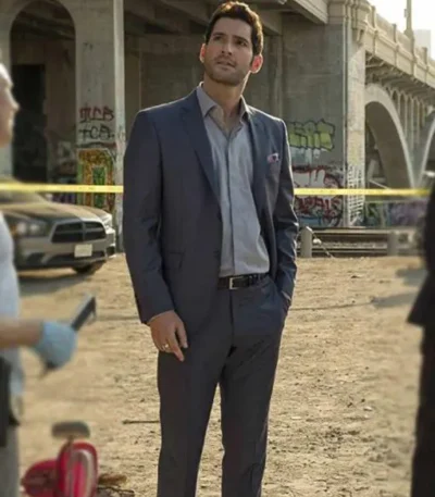 Morningstar Lucifer Grey Wool Suit