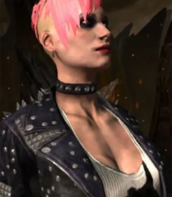 Mortal Kombat 11 Cassie Cage Punk Studded Jacket