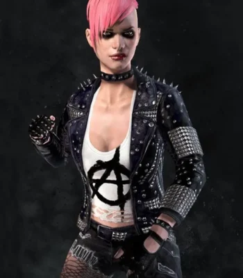 Mortal Kombat 11 Cassie Cage Punk Studded Jacket