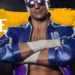 Mortal Kombat 11 Game Johnny Cage Blue Jacket