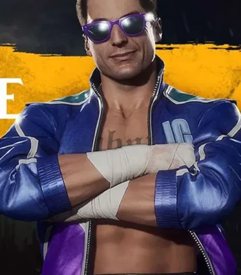 Mortal Kombat 11 Game Johnny Cage Blue Jacket