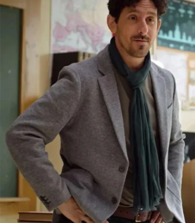 Mr. Shapiro Never Have I Ever Grey Blazer Coat
