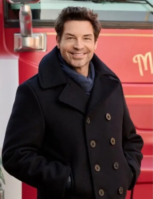 Ms. Christmas Comes To Town Brennan Elliott Black Wool Coat Ms. Christmas Comes To Town Brennan Elliott Black Wool Coat