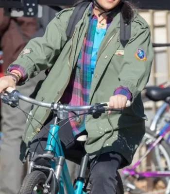 Ms. Marvel Iman Vellani Green Hooded Jacket