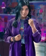 Ms. Marvel Kamala Khan Purple Cord Jacket