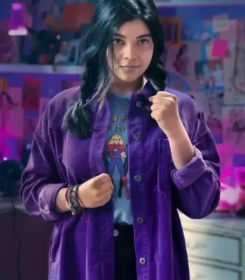Ms. Marvel Kamala Khan Purple Cord Jacket
