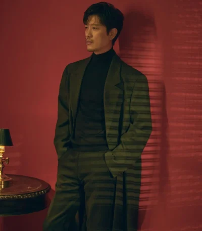 Mu-jin Choi My Name Black Long Coat